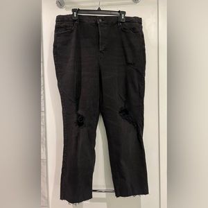 Wild Fable Super High-Rise Distressed Straight Jeans